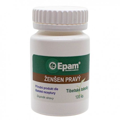 Ženšen pravý - tobolky 100ks Epam